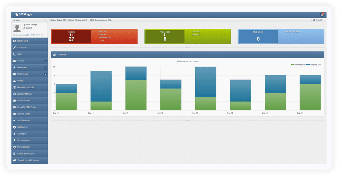 Interfață WebGUI